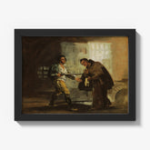 Friar Pedro Offers Shoes to El Maragato and Prepares to Push Aside His Gun by Francisco José de Goya y Lucientes - thumbnail_1_bf_673909a7746ff704b89f8874